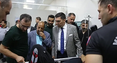 Şanlıurfa’da 2 polis yaralandı! Aksoy hastanede ziyaret etti!