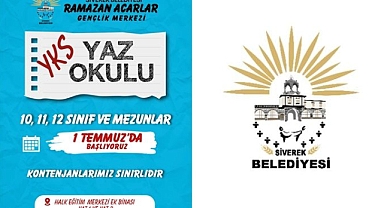 Siverek'te YKS’ye hazırlanan öğrencilere yaz okulu desteği