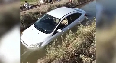 Urfa'da araç kanala uçtu!