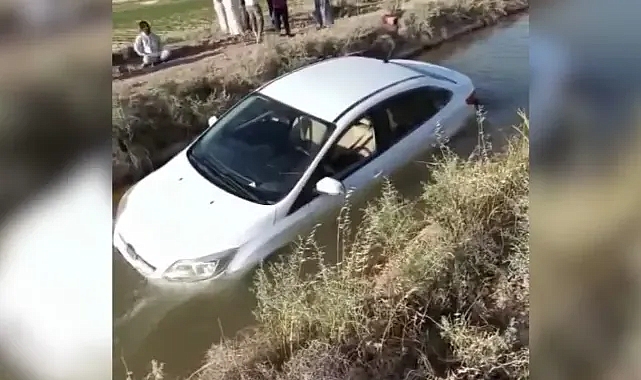 Urfa'da araç kanala uçtu!