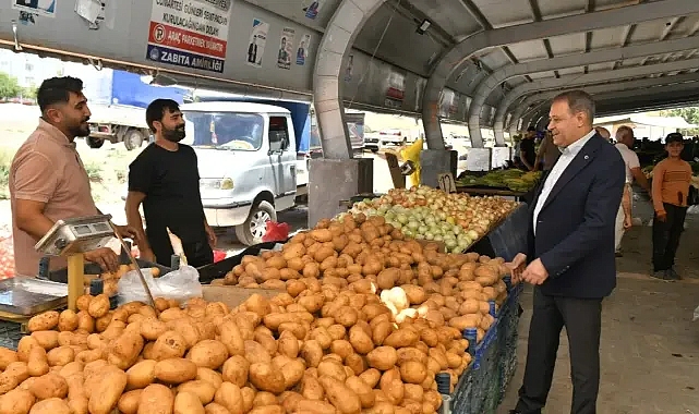 Vali Şıldak, pazar esnafını ziyaret etti