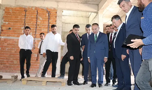 Vekil Bozdağ, Suruç Adalet Sarayı’nın inşaatını inceledi!