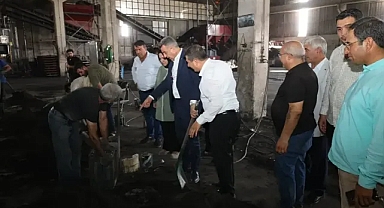 AK Parti İl Başkanı Günbegi, OSB’yi ziyaret etti