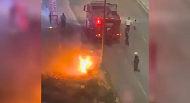 Alev topuna döndü! Urfa'da saniye saniye kaydedildi