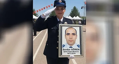 Babası Şanlıurfa’da şehit olmuştu! Kızı polis oldu!