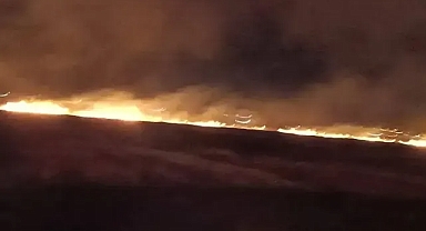Bir yangın daha çıktı! Urfa’da alevler geceyi aydınlattı!