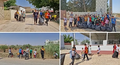 Bozova’da Kur’an Kursu Öğrencilerinden Çevre Temizliği Etkinliği