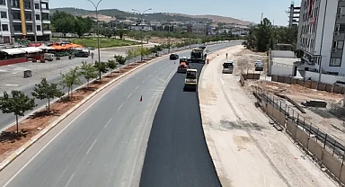Buluntu Hoca Bulvarı’nda asfalt çalışmaları başladı