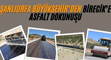 Büyükşehir, Birecik’te 8 Km’lik Grup Yolunu Sathi Asfaltla Kapladı