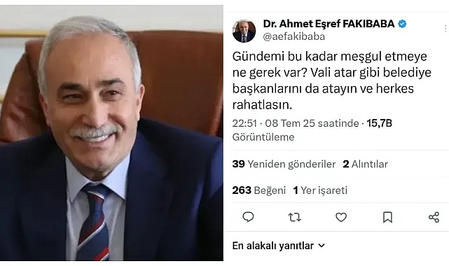 Fakıbaba’dan Zehir Zemberek Sözler: “Atayın Gitsin, Demokrasiye Gerek Kalmadı!”