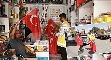 Haliliye Belediyesi, ilçeyi bayraklarla donattı!