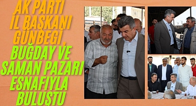 İl Başkanı Günbegi Esnaf Ziyaretlerini Sürdürüyor
