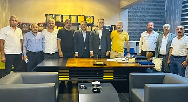 Mustafa Yavuz, Şanlıurfa Tüm Muhtarlar Federasyonu’nu Ağırladı