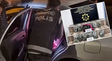 Şanlıurfa’da araç durduruldu! 7 kilogram ele geçirildi!