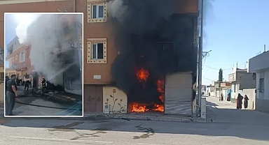 Şanlıurfa’da korkutan depo yangını!