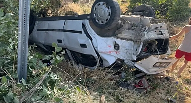 Şanlıurfa’da piknik dönüşü kaza! 4 kişi yaralandı!
