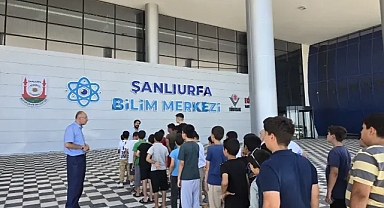 Şanlıurfa'da Yaz Kur’an Kursu Öğrencileri Bilimle Buluştu