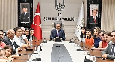 Şanlıurfa Valisi Şıldak, LGS birincilerini ağırladı!