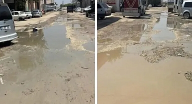 Suruç’ta sanayi esnafı çözüm bekliyor! Yollar çukur ve çamurlu!
