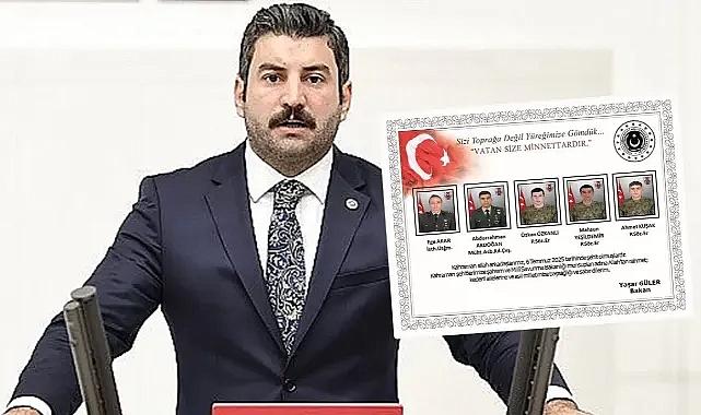 Vekil Eyyüpoğlu’ndan şehitler için başsağlığı mesajı!