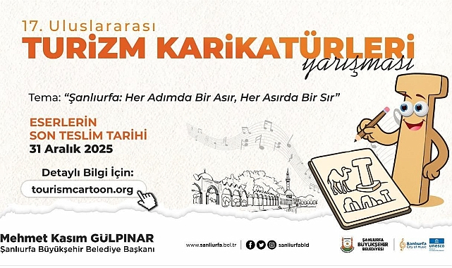 17. Uluslararası Turizm Karikatürleri Yarışması Başvuruları Başladı