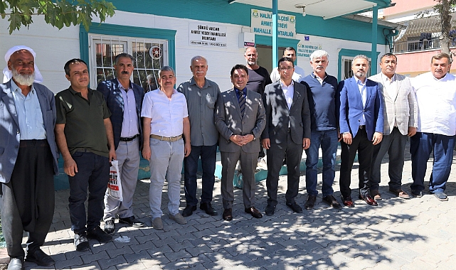 Haliliye Kaymakamı Şahin’den Ahmet Yesevi Mahallesine Ziyaret