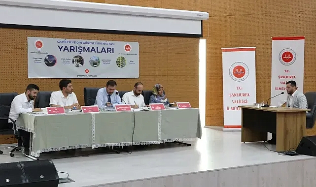 Şanlıurfa’da ayet ve hadis ezberleme bölge yarışması düzenlendi!
