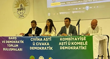 Şanlıurfa'da Barış ve Demokratik Toplum Buluşmaları Finali” Halfeti’de Gerçekleşecek