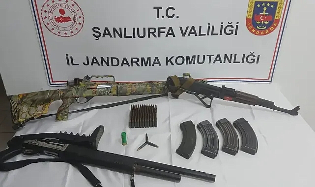 Şanlıurfa’da bir operasyon daha! Çok sayıda silah ve mühimmat ele geçirildi!