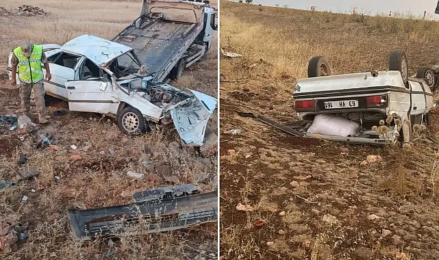 Şanlıurfa’da otomobil takla attı! Çok sayıda yaralı var!