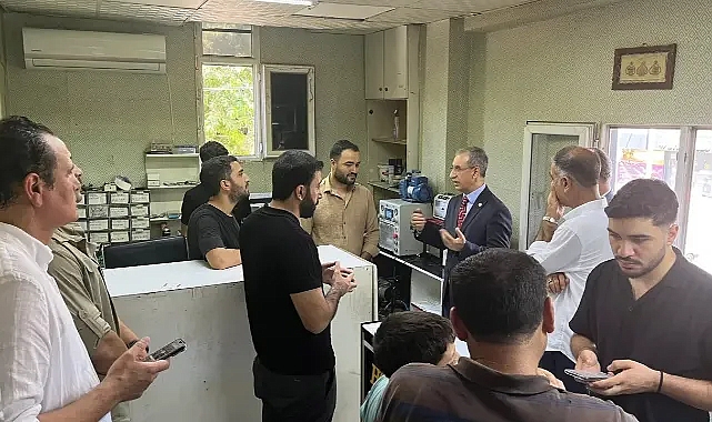 Şanlıurfa’nın önemli ticaret merkezi! Milletvekili Dusak ziyaret etti!