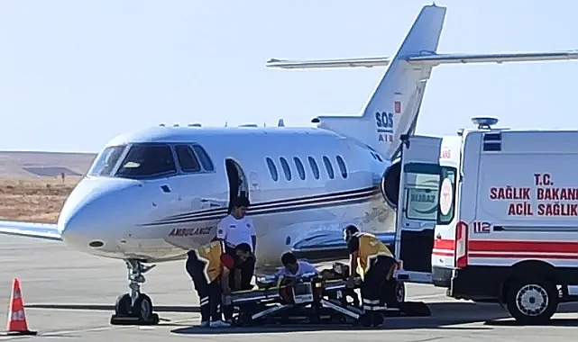 Ağır yaralanmıştı! Urfa'da uçak ambulans havalandı!