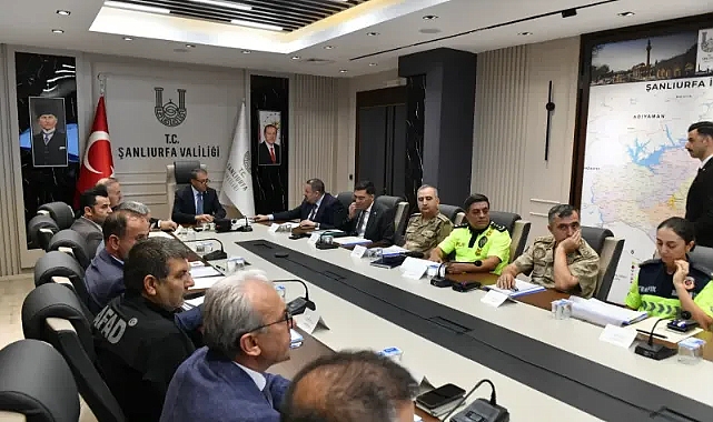 Şanlıurfa’da Trafik Güvenliği İçin Yol Haritası Belirlendi