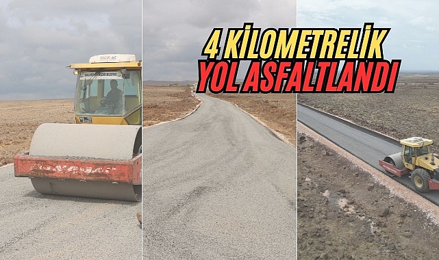 Büyükşehir Belediyesi, Viranşehir’de 4 Kilometrelik Yolu Yeniledi