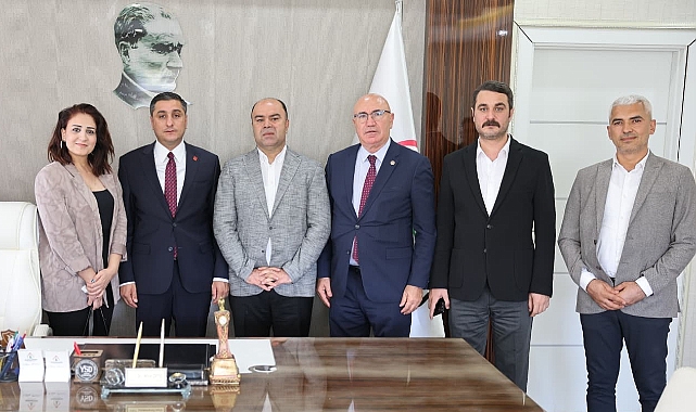 CHP Heyetinden Karaköprü Belediye Başkanı Nihat Çiftçi’ye Ziyaret