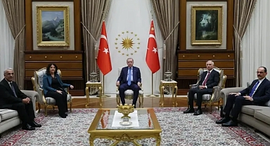 Cumhurbaşkanı Erdoğan DEM Parti heyetini kabul etti! Şanlıurfa Milletvekili de bulunuyor!