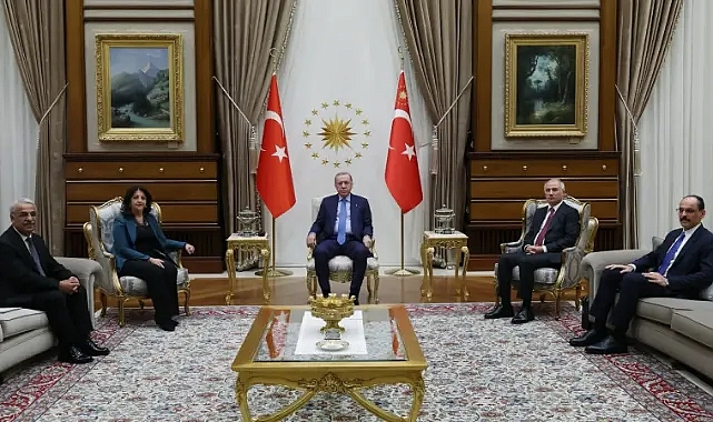 Cumhurbaşkanı Erdoğan DEM Parti heyetini kabul etti! Şanlıurfa Milletvekili de bulunuyor!