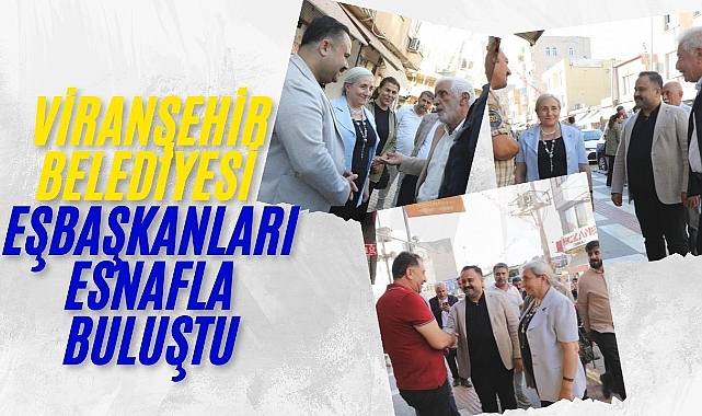 Eşbaşkanlar Esnafla Buluştu