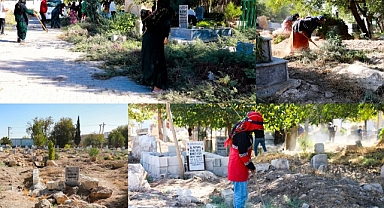 Harran'da Mezarlıklar Kışa Hazırlanıyor