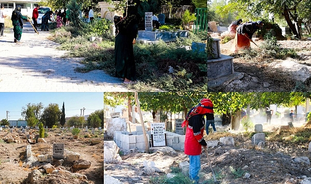 Harran'da Mezarlıklar Kışa Hazırlanıyor