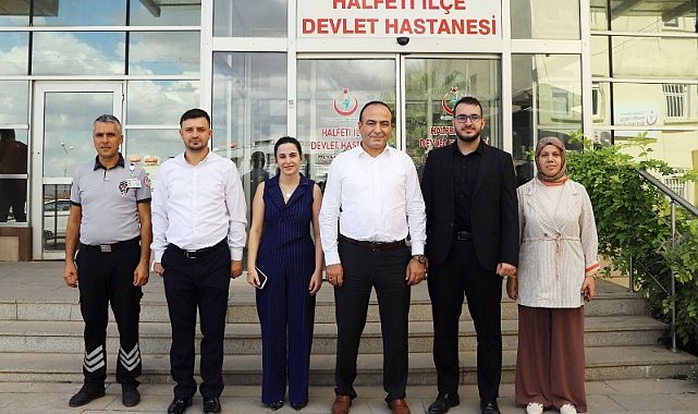 İl Sağlık Müdürü Dr. Erhan Berk Halfeti’deki Sağlık Tesislerini Ziyaret Etti