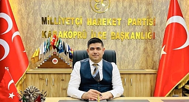 MHP Karaköprü İlçe Başkanı İdris Cesur'dan 29 Ekim Cumhuriyet Bayramı Mesajı