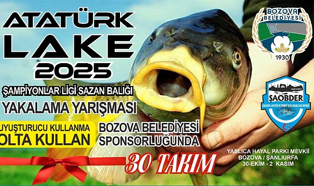 Şanlıurfa’da 5. Sazan Balığı Yakalama Yarışması Düzenlenecek