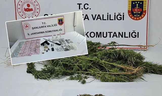 Şanlıurfa’da silah ve uyuşturucu operasyonu!