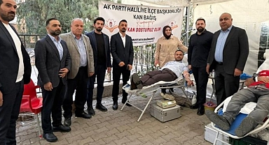 AK Parti Haliliye’den Kızılay’a Kan Bağışı Desteği