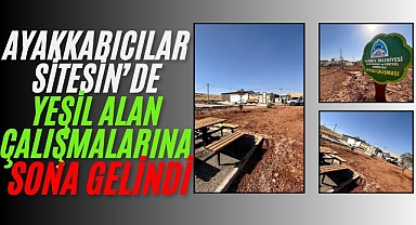 Ayakkabıcılar Sitesi Parkı Tamamlanıyor