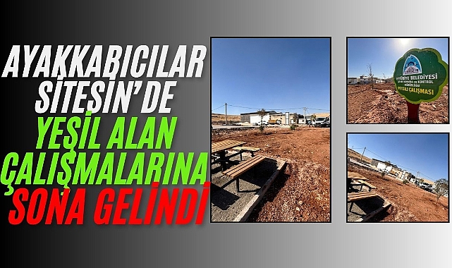 Ayakkabıcılar Sitesi Parkı Tamamlanıyor