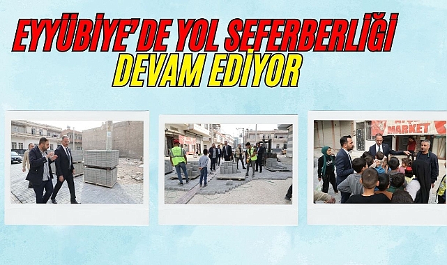 Başkan Kuş: Eyyübiye’de Bozuk Tek Sokak Kalmayacak