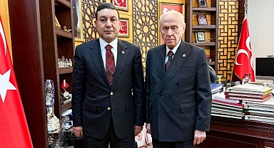 Başkan Özyavuz Devlet Bahçeli'yi Ziyaret Etti