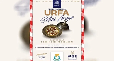 Haliliye Belediyesi düzenleyecek! Urfa Şefini Arıyor!